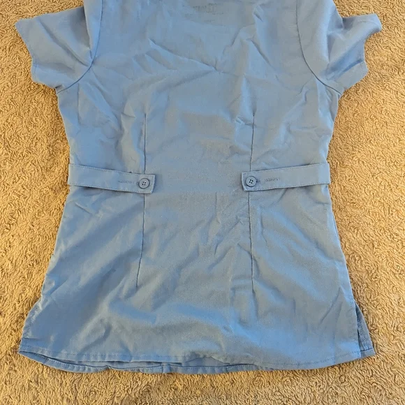 Grey's Anatomy Barco Ceil Blue scrub bundle small petite 3 sets plus bonus top - Picture 8 of 10